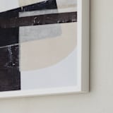 "Last Tuesday" - Art Print in Sand by Jennifer Daily - Frame Close-up