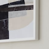 "Last Tuesday" - Art Print in Sand by Jennifer Daily - Frame Close-up