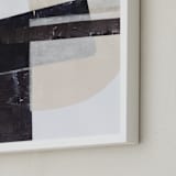 "Last Tuesday" - Art Print in Sand by Jennifer Daily - Frame Close-up