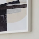 "Last Tuesday" - Art Print in Sand by Jennifer Daily - Frame Close-up