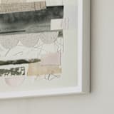 "Reflected" - Art Print in Beige by Lorent and Leif - Frame Close-up