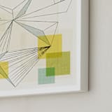 "We are all connected" - Art Print in Muted Multi by Jennifer Morehead - Frame Close-up