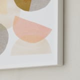 "Shifting" - Art Print in Blush by Kelly Nasuta - Frame Close-up
