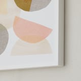 "Shifting" - Art Print in Blush by Kelly Nasuta - Frame Close-up