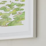 "Magic Spell" - Art Print in Sap Green by Natalie Groves - Frame Close-up