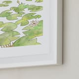 "Magic Spell" - Art Print in Sap Green by Natalie Groves - Frame Close-up