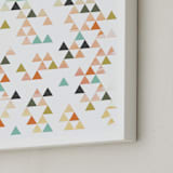 "Apertures No. 6" - Art Print in Coral by Genna Blackburn - Frame Close-up