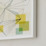 "We are all connected" - Art Print in Muted Multi by Jennifer Morehead - Frame Close-up