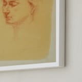 "Day Dream" - Art Print in Terra Cotta by Stephanie Chang - Frame Close-up