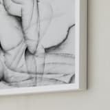 "More Alike than Not" - Art Print in Charcoal by Karen Kaul - Frame Close-up