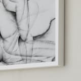 "More Alike than Not" - Art Print in Charcoal by Karen Kaul - Frame Close-up