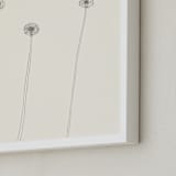 "Dandelions" - Art Print in Ivory by Jorey Hurley - Frame Close-up
