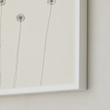 "Dandelions" - Art Print in Ivory by Jorey Hurley - Frame Close-up