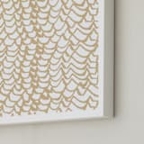 "The Rapids" - Art Print in Gold by rose lindo - Frame Close-up