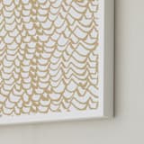 "The Rapids" - Art Print in Gold by rose lindo - Frame Close-up