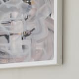 "Pastel Weave" - Art Print in Pastel by Angela Simeone - Frame Close-up