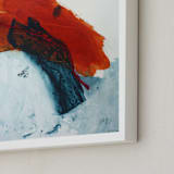 "Jazz On The Radio" - Art Print in Dark by Melissa McGill - Frame Close-up