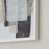 "History Repeats" - Art Print in Sand by Jennifer Daily - Frame Close-up