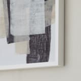 "History Repeats" - Art Print in Sand by Jennifer Daily - Frame Close-up