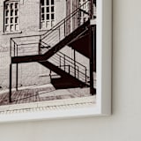 "brick and mortar" - Art Print in salt & pepper by Sondra Lucianovic - Frame Close-up