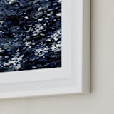 "Sierra Sky" - Art Print in Deep Navy by Katie Craig - Frame Close-up