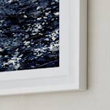 "Sierra Sky" - Art Print in Deep Navy by Katie Craig - Frame Close-up