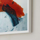 "Jazz On The Radio" - Art Print in Dark by Melissa McGill - Frame Close-up