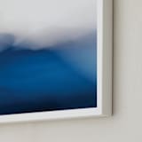 "Mirage" - Art Print in Navy by Karen Kardatzke - Frame Close-up