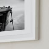 "from here to there" - Art Print in Misty Grey by Karen Kaul - Frame Close-up