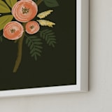 "Botanical no.1" - Art Print in Midnight by Karidy Walker - Frame Close-up