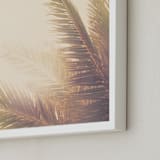 "Golden Palm Tree" - Art Print in Golden by Wilder California - Frame Close-up
