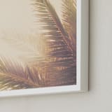 "Golden Palm Tree" - Art Print in Golden by Wilder California - Frame Close-up