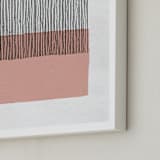 "Color Streak" - Art Print in Dusty Rose by Kiersten Garner - Frame Close-up