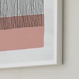 "Color Streak" - Art Print in Dusty Rose by Kiersten Garner - Frame Close-up