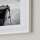 "from here to there" - Art Print in Misty Grey by Karen Kaul - Frame Close-up