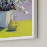 "Ripe For Summer" - Art Print in lemon yellow by sue prue - Frame Close-up