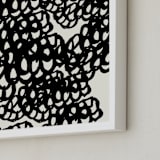 "Black Sheep" - Art Print in Noir by rose lindo - Frame Close-up