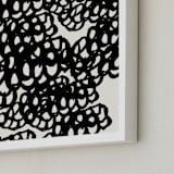 "Black Sheep" - Art Print in Noir by rose lindo - Frame Close-up