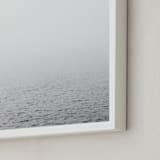 "Breathe" - Art Print in Fog Grey by Emily Denis - Frame Close-up