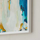 "Agua de Oro" - Art Print in Navy by Parima Studio - Frame Close-up