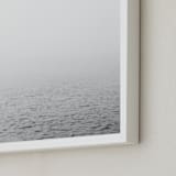 "Breathe" - Art Print in Fog Grey by Emily Denis - Frame Close-up
