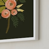 "Botanical no.1" - Art Print in Midnight by Karidy Walker - Frame Close-up