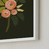 "Botanical no.1" - Art Print in Midnight by Karidy Walker - Frame Close-up