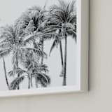 "Vacation Mode" - Art Print in White by Irene Suchocki - Frame Close-up