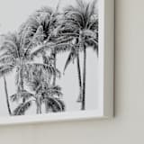 "Vacation Mode" - Art Print in White by Irene Suchocki - Frame Close-up