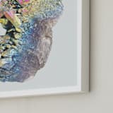 "rainbow stone" - Art Print in white by Baumbirdy - Frame Close-up
