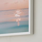 "sorbet sea" - Art Print in Sunset by Kamala Nahas - Frame Close-up
