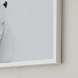 "Dalla" - Art Print in Snow by Irene Suchocki - Frame Close-up
