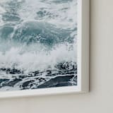 "Storm Swell 2" - Art Print in Ocean Blue by Kamala Nahas - Frame Close-up
