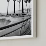 "Concrete Wave" - Art Print in Concrete Grey by Irene Suchocki - Frame Close-up